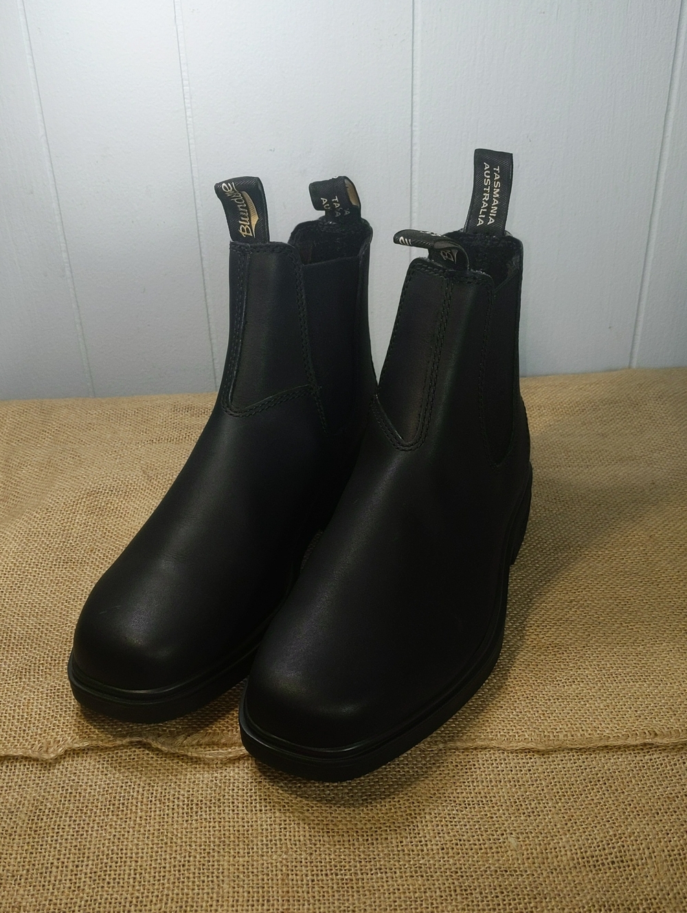 Blundstone #063 Men's Leather Chelsea Boots Sz 7M/9W, Black, Like New, No Box